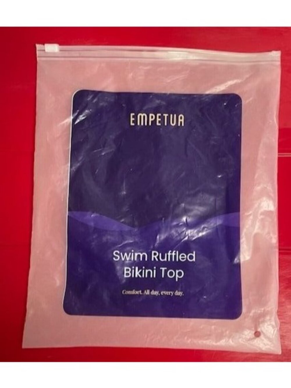 Shapermint Empetua Swim Ruffled Bikini Top XL - Picture 12 of 14